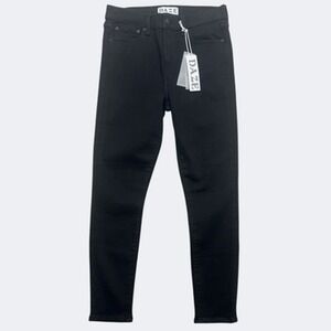 Daze Jeans Womens 30 Black Call‎ You Back Mid Rise Skinny Stretch Denim